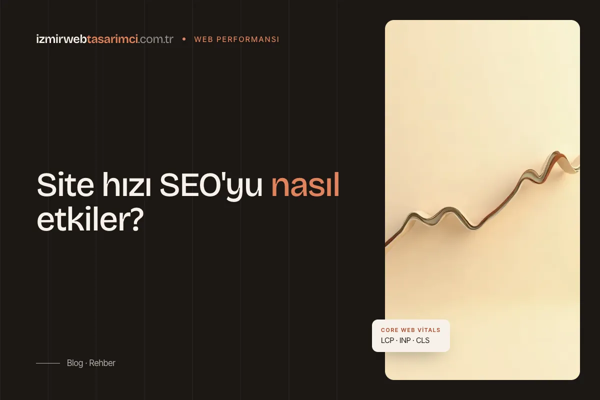 Blog kapağı: Site hızı SEO'yu nasıl etkiler?