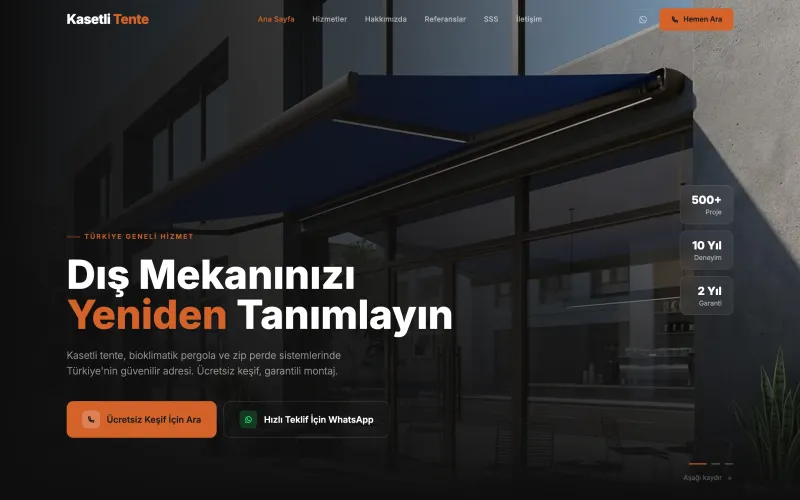 kasetlitente.com web sitesinin ana sayfası (kasetlitente.com)
