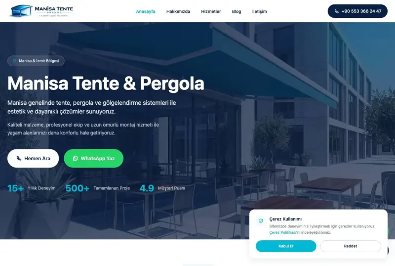 manisatentebranda.com web sitesinin ana sayfası (manisatentebranda.com)