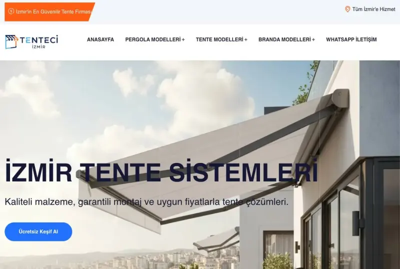 tenteciizmir.com web sitesinin ana sayfası (tenteciizmir.com)